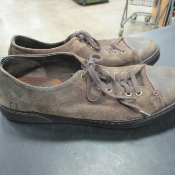 Men's BORN Bayne Brown Suede Sneakers 8.5 - Picture 1 of 8